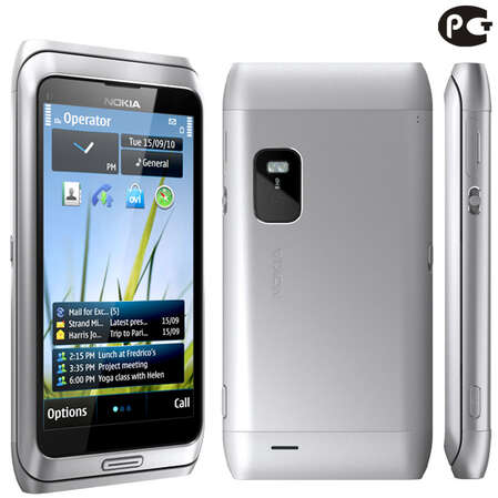 Смартфон Nokia E7-00 Silver White