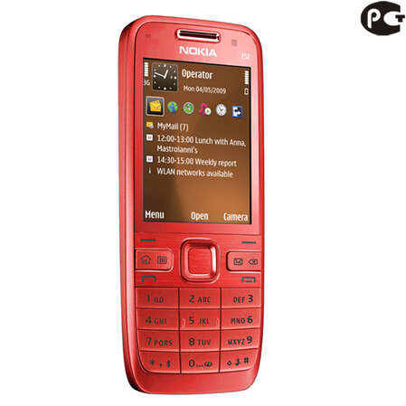 Смартфон Nokia E52 Navi ruby red