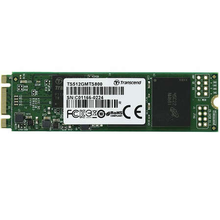 Внутренний SSD-накопитель 512Gb Transcend 2280 TS512GMTS800 M.2 SATA3