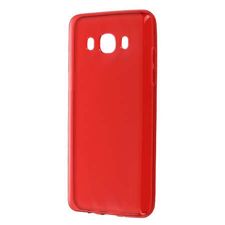 Чехол для Samsung Galaxy J5 (2016) SM-J510FN iBox Crystal Силиконовая накладка, красная 