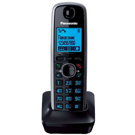 Дополнительная трубка Panasonic KX-TGA661RUB черная к телефонам серии KX-TG66хx