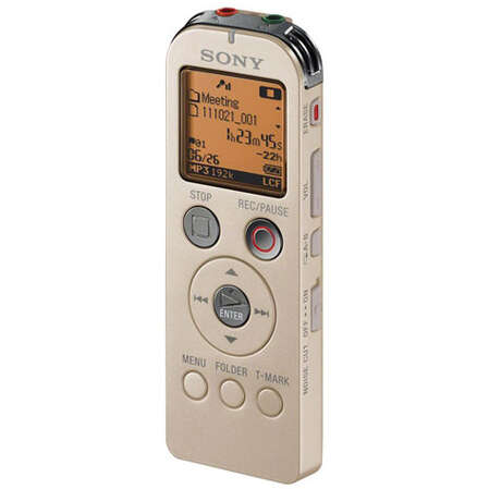 Диктофон SONY ICD-UX522 2GB, золотой