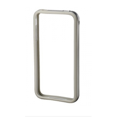 Чехол для iPhone 4 Hama Edge Protector пластик, серебристый ( H-106762 )