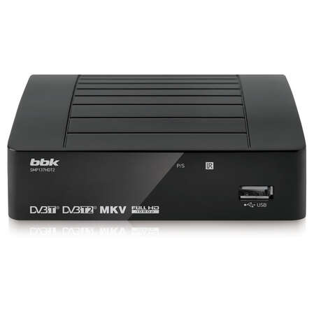 Ресивер BBK SMP137HDT2 темно-серый DVB-T2