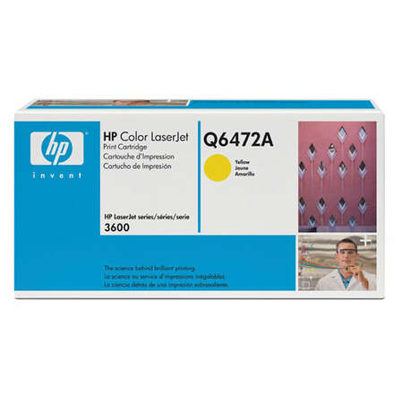 Картридж HP Q6472A Yellow для Color LaserJet 3600/3800 (4000стр)