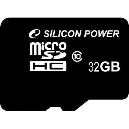 Micro SecureDigital 32Gb HC Silicon Power class10 (SP032GBSTH010V10)