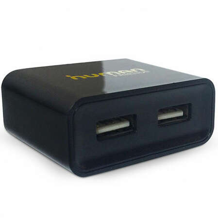 Сетевое зарядное устройство USB Human Friends 2 USB 2.1A черное