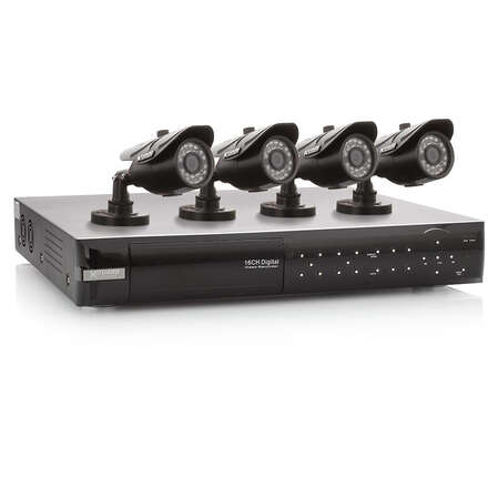 Комплект видеонаблюдения Kguard NS1601-8CW214H DVR H.264 16кан.+8кам.