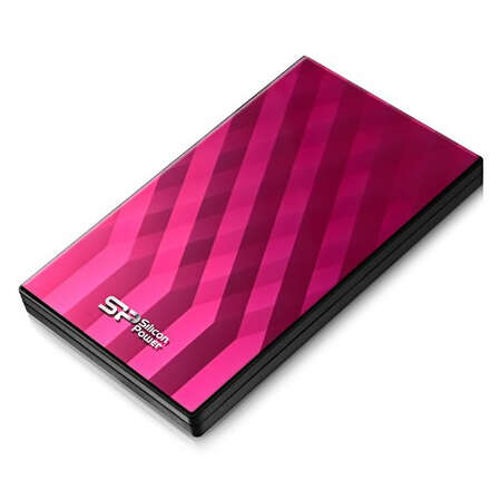 Внешний жесткий диск 2.5" 1000Gb Silicon Power SP010TBPHDD10S3P USB3.0 Diamond D10 Розовый