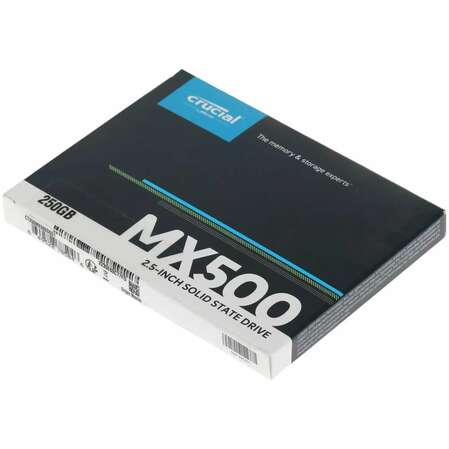 Внутренний SSD-накопитель 250Gb Crucial MX500 (CT250MX500SSD1) SATA3 2.5"