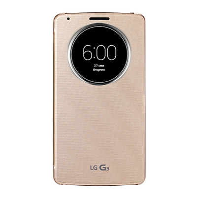 Чехол для LG D855/D856 G3 LG Quick Circle CCF-345G розовый