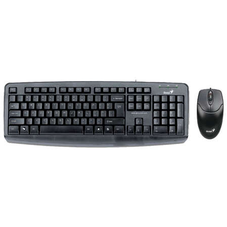 Клавиатура+мышь Genius KM-110X PS/2 Black