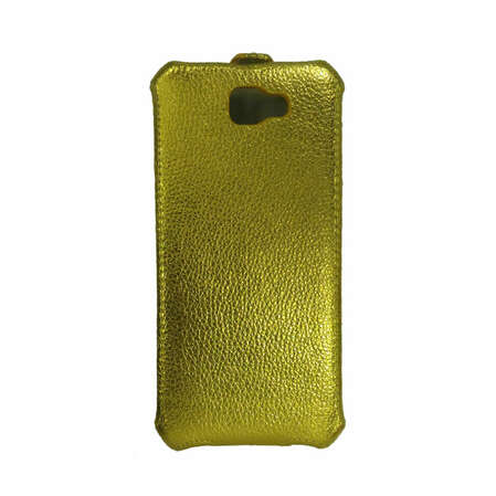 Чехол для Samsung Galaxy J5 Prime SM-G570F/DS Gecko Flip case золотистый   