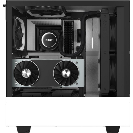 Корпус ATX Miditower NZXT H510i CA-H510I-W1 White/Black