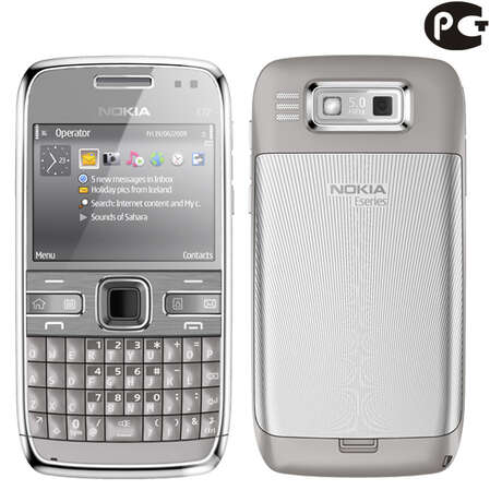 Смартфон Nokia E72 Metal grey Navi