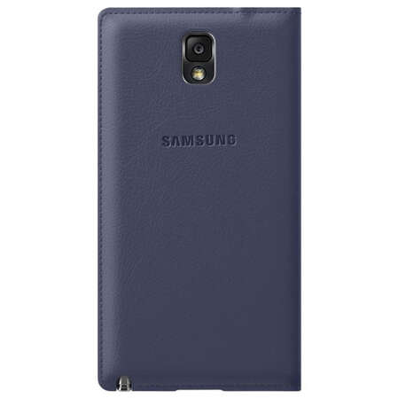 Чехол для Samsung Galaxy Note 3 N9000\N9005 Samsung Flip Wallet синий