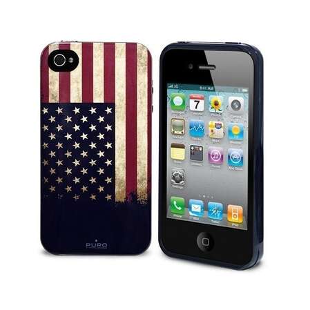 Чехол для iPhone 5 / iPhone 5S PURO USA Flag (IPC5USA1)
