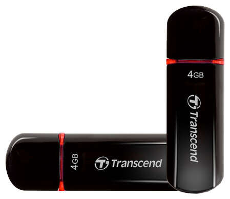 USB Flash накопитель 4GB Transcend JetFlash 600 (TS4GJF600) USB 2.0 Черный