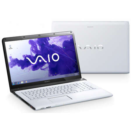 Ноутбук Sony Vaio SVE1711G1RW B970/4GB/500GB/DVD/17.3" HD+/WF/BT/Win7 HB White