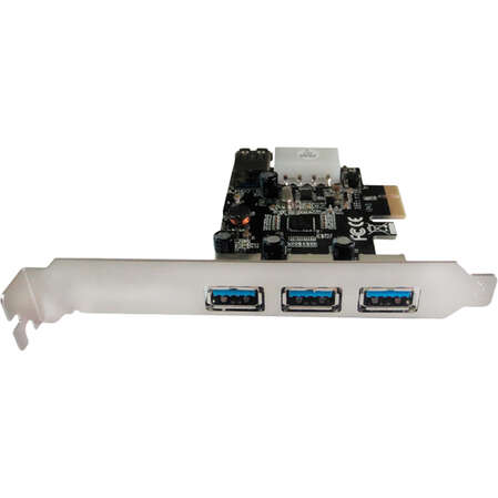 Контроллер Speed Dragon (EU306A-3-BU01), 3 ext (USB3.0) + 1 int (USB3.0), PCI-Ex1