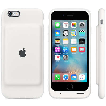 Чехол с аккумулятором для iPhone 6 / iPhone 6S Apple 1877mAh White MGQM2ZM/A