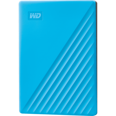 Внешний жесткий диск 2.5" 4Tb WD My Passport WDBPKJ0040BBL-WESN USB3.0 Голубой