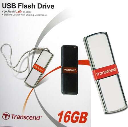 USB Flash накопитель 16GB Transcend JetFlash V85 (TS16GJFV85) USB 2.0 Серебристый