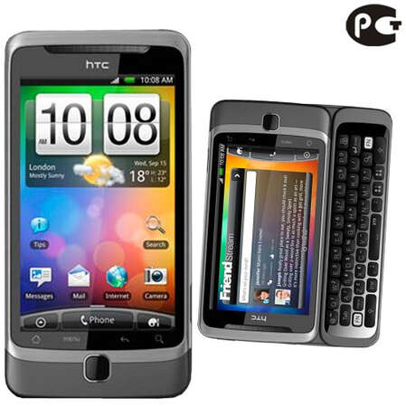 Смартфон HTC A7272 Desire Z + СитиГид + автомобильное З/У