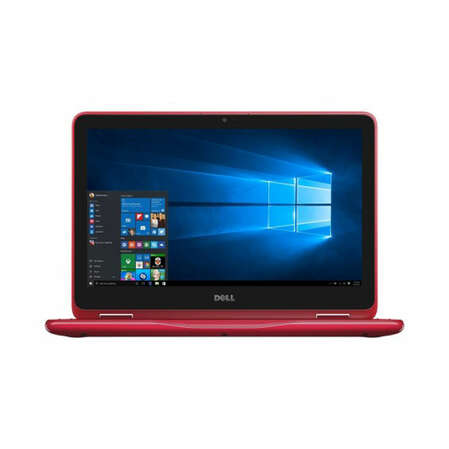Ноутбук Dell Inspiron 3168 Intel 3710/4Gb/500Gb/11.6" Touch/Win10 Red