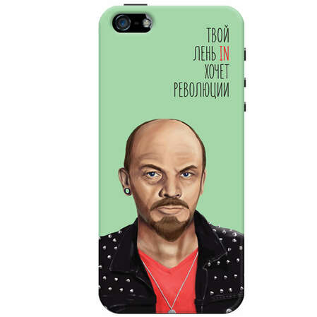 Чехол для iPhone 5 / iPhone 5S / iPhone SE Deppa Art Case, Hipstory/Lenin