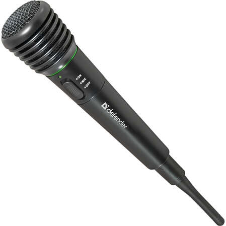 Микрофон  Defender Mic-142 черный, беспроводной