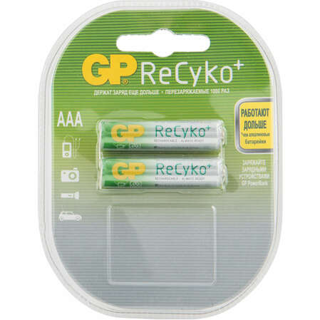 Аккумуляторы GP 85AAAHCB-BC2 800mAh AAA 2шт