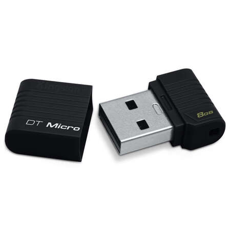 USB Flash накопитель 8GB Kingston DataTraveler Micro (DTMCK/8GB) USB 2.0 Черный