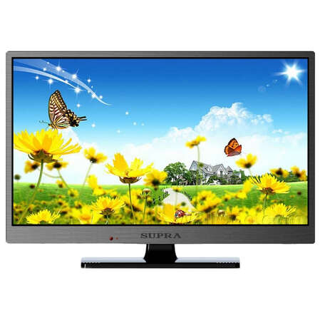 Телевизор 24" Supra STV-LC24T400WL (HD 1366x768, USB, HDMI) черный