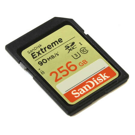 SecureDigital 256Gb SanDisk Extreme SDXC Class 10 UHS-I U3 (SDSDXNF-256G-GNCIN)