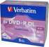 Оптический диск DVD+R диск Verbatim DualLayer 8,5Gb 8x Jewel Case (5шт) 43541