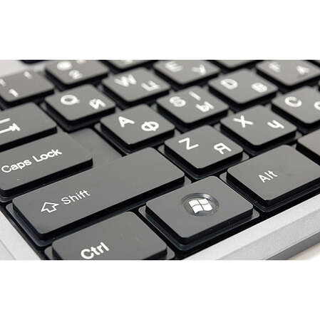 Клавиатура A4Tech KD-300 Grey X-Slim Silver USB