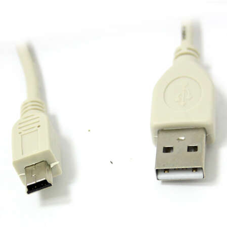 Кабель USB2.0 тип А(m)-miniB(5P) 1,8м.
