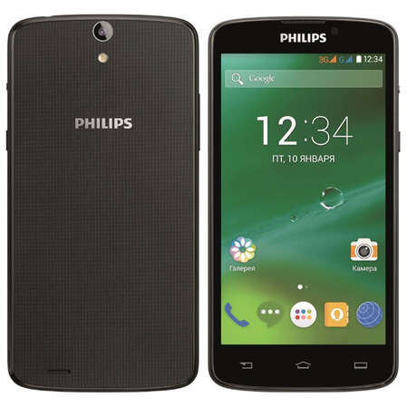 Смартфон Philips Xenium V387 Black 