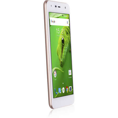 Мобильный телефон Fly FS517 Cirrus 11 White+Gold