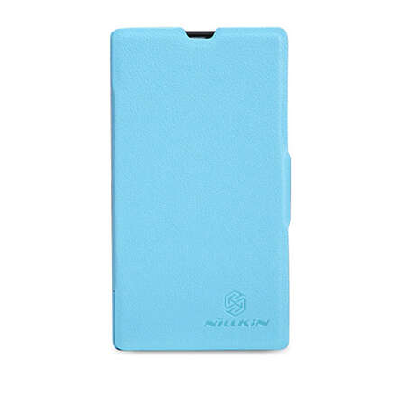 Чехол для Nokia Lumia 520 Nillkin Fresh Series Leather Case T-N-NL520-001 синий