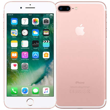 Смартфон Apple iPhone 7 Plus 128GB Rose Gold (MN4U2RU/A) 