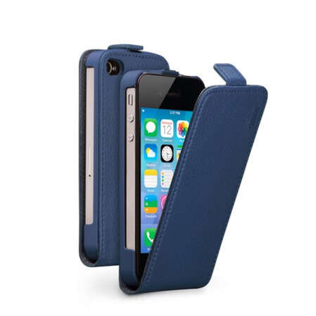 Чехол для iPhone 4/iPhone 4S Deppa Flip Cover, синий