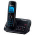 Радиотелефон Dect Panasonic KX-TG6621RUB черный, АОН, автоответчик