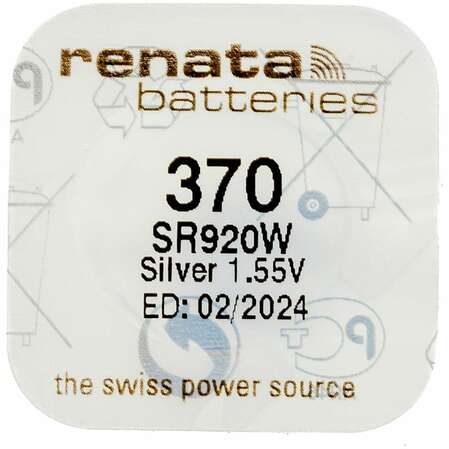 Батарейки Renata R370 SR920W 1шт