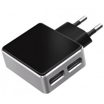 Сетевое зарядное устройство micro USB Deppa Ultra 2 USB 3.1A черный (11309)