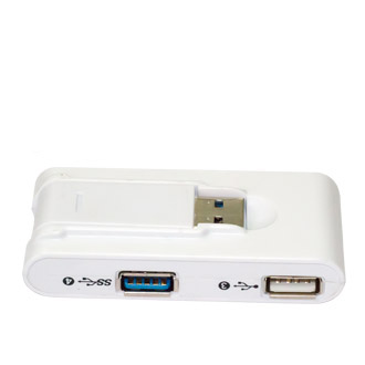 4-port USB Hub GiNZZU GR-324UW (1 x USB3.0 + 3 x USB2.0)