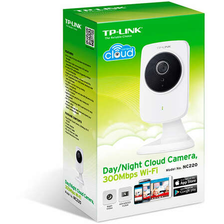Беспроводная IP камера TP-LINK NC220 2.8-2.8мм цветная Белая