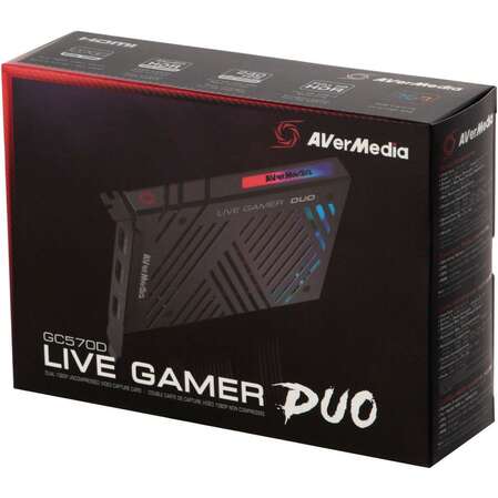 Плата видеозахвата AverMedia Live Gamer DUO PCI-E 