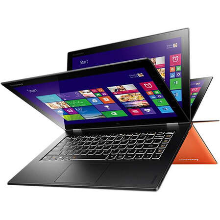 Ультрабук-трансформер/UltraBook Lenovo IdeaPad Yoga 2 11 i3-4012Y/4Gb/128Gb SSD/11.6"/Cam/BT/Win8.1 orange multi touch